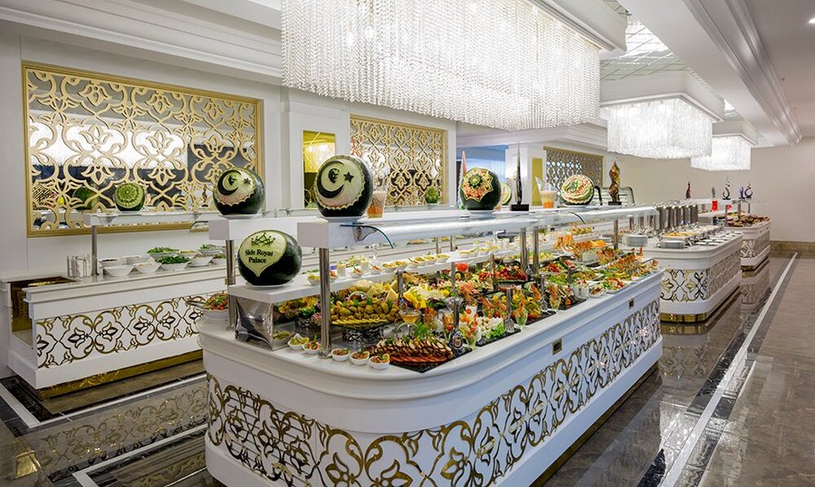 Buffet area
