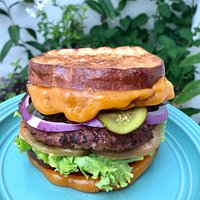 Double Grilled Cheese Burger