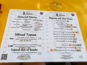 PIZZERIA DA VINCI, Ronda - Menu, Preços & Comentários de Restaurantes