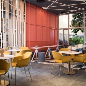 B&B Hotel Milano City Center Duomo in Milan, image may contain: Interior Design, Penthouse, Bed, Furniture