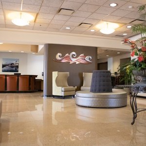 Main Lobby, Front Desk & Seating Area