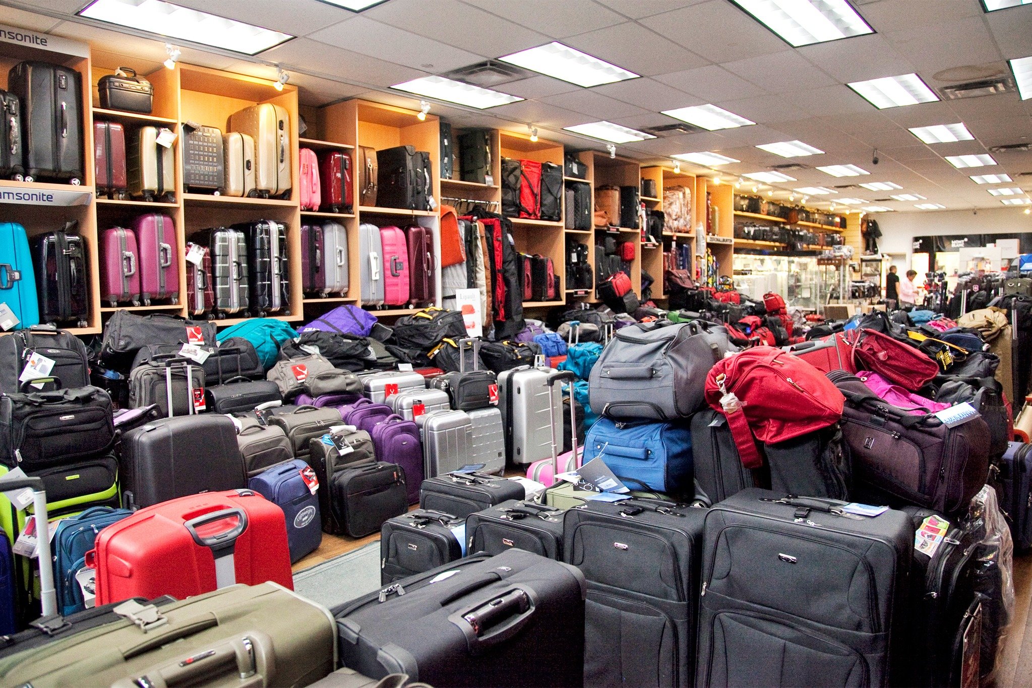 Luggage store discount stores