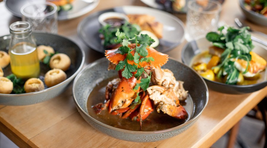 A selection of dishes