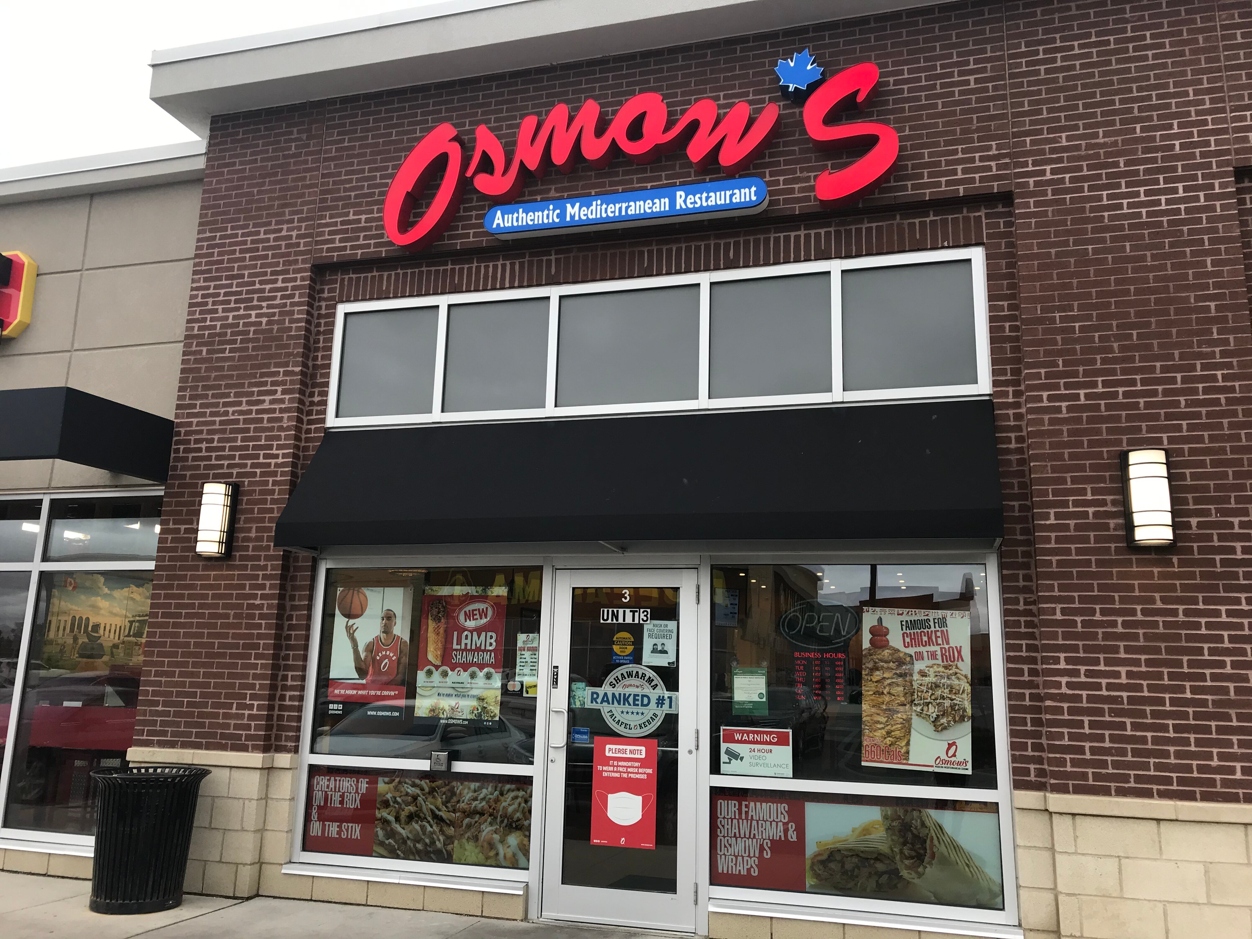 OSMOW'S SHAWARMA, East Gwillimbury - 200 Green Lane E - Menu, Prices ...