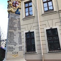 Postmeilensaule pomník Denkmal