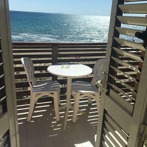 vista dalle camere lato mare