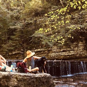 Primitive camping at Belle and Beau Acres.