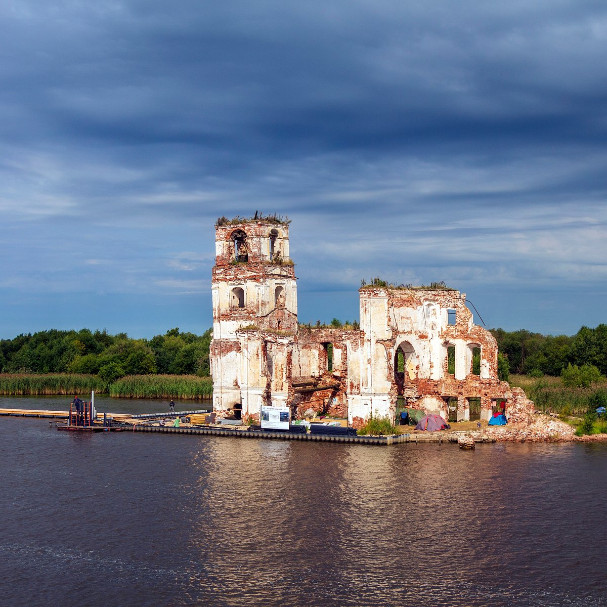 Крохино церковь на воде