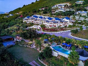 Hotel L'Esplanade in St Martin / St Maarten, image may contain: Hotel, Resort, Building, Villa