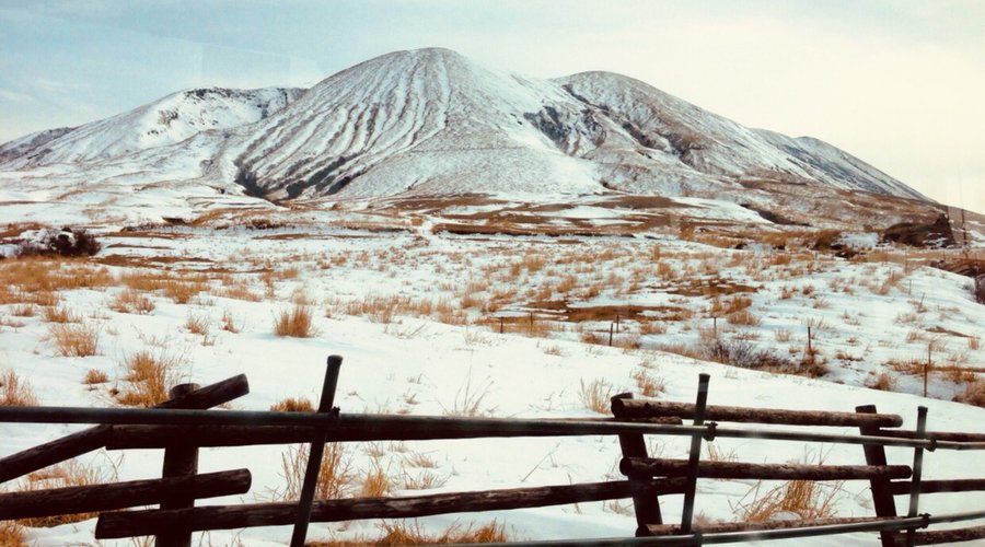 On a bus to Mt. Aso . Feb 25, 2014 am 