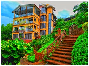 Kudle Beach View Resort And Spa in Gokarna, image may contain: Hotel, Villa, Resort, Neighborhood