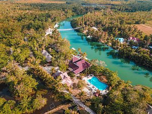 Loboc River Resort in Bohol Island, image may contain: Outdoors, Vegetation, Nature, Woodland