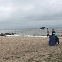 Warm, breezy and moody September afternoon on Sunset Beach.