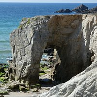 L'arche à marée basse