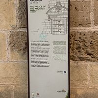Casa Palacio de los Amoraga - Cartel informativo