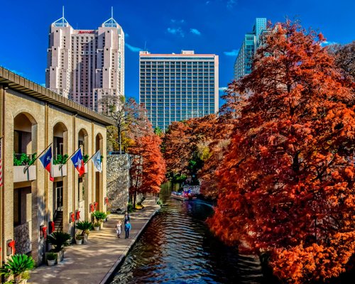 View Of Hotel From Tower Of America Picture Of Red Roof Plus San Antonio Downtown Riverwalk Tripadvisor