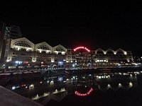 The Riverside Point Shopping Mall with Shops Bars and Restaurants