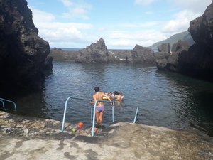 Piscina e praia