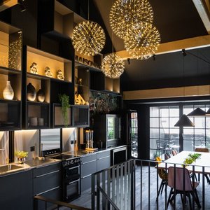 This space located in the attic of the house open to all. 