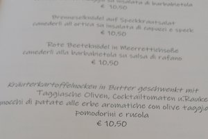 Speisekarte