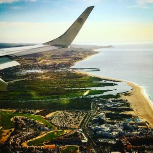 Estuary, Marina, downtown and Hotel view when arriving to San Jose del Cabo