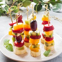 Brochettes de fruits