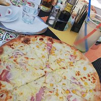 Odporúčame pizzeriu Teplitz :) dobrá káva, pizza chutná, cesto chrumkavé. Na terase je trochu viac vrabcov, ktorý sú asi zvyknutý že dostanú sem tam nejakú tú omrvinku.