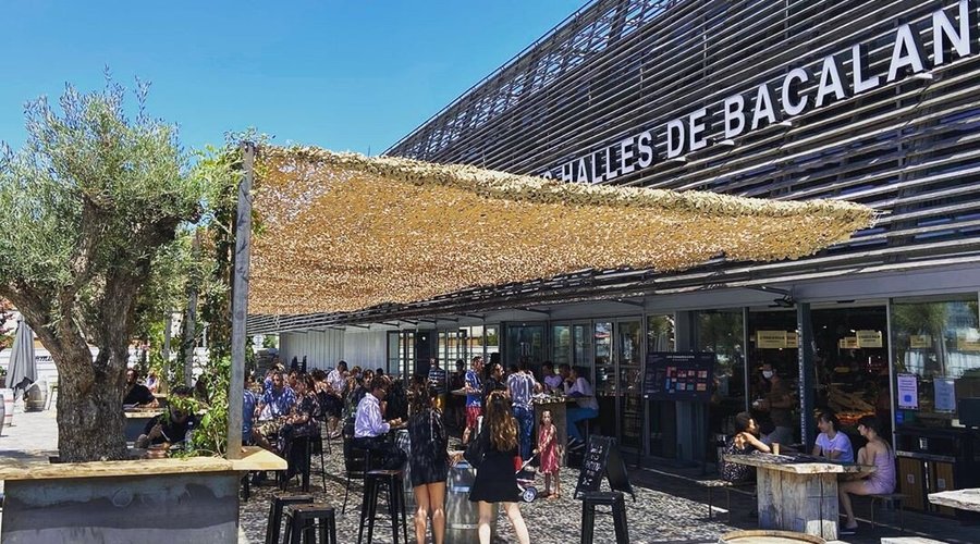 Les Halles de Bacalan, vue terrasse