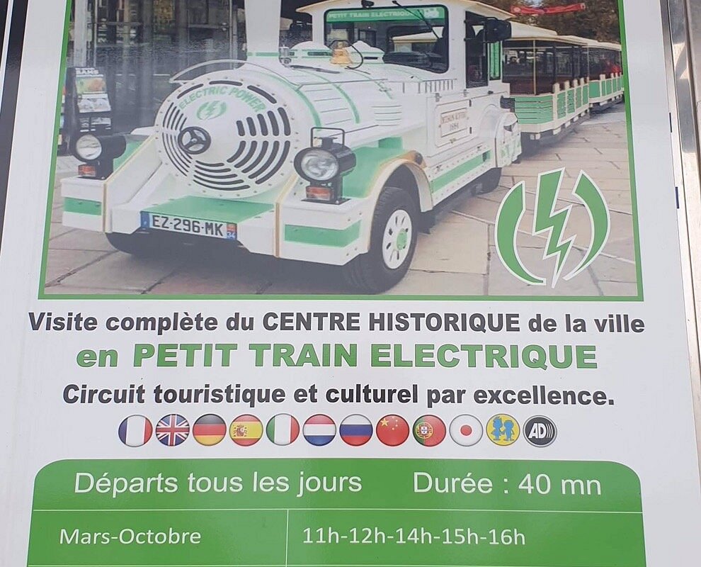 LE PETIT TRAIN ELECTRIQUE TOURISTIQUE - Visite commentée du centre  historique