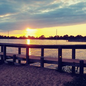 Sunset at Santee Lakes KOA - GORGEOUS! 