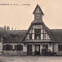 La gare à l'époque