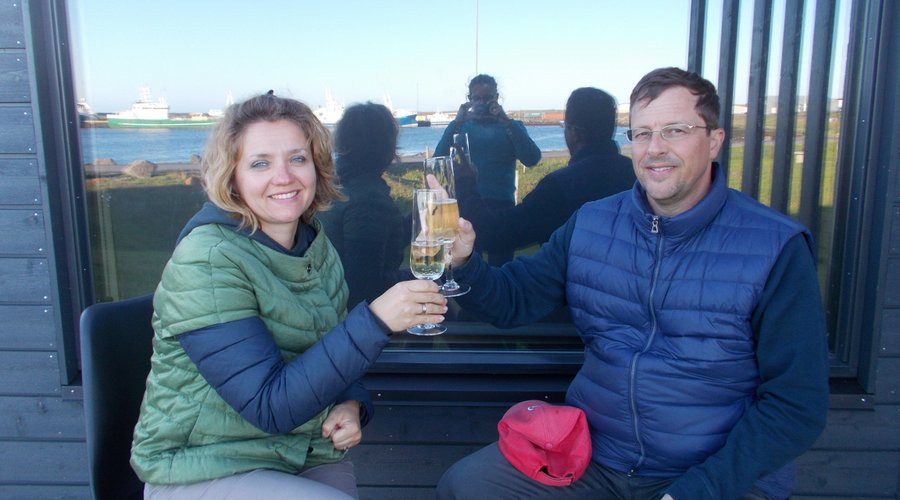 Il nostro brindisi a Grindavik