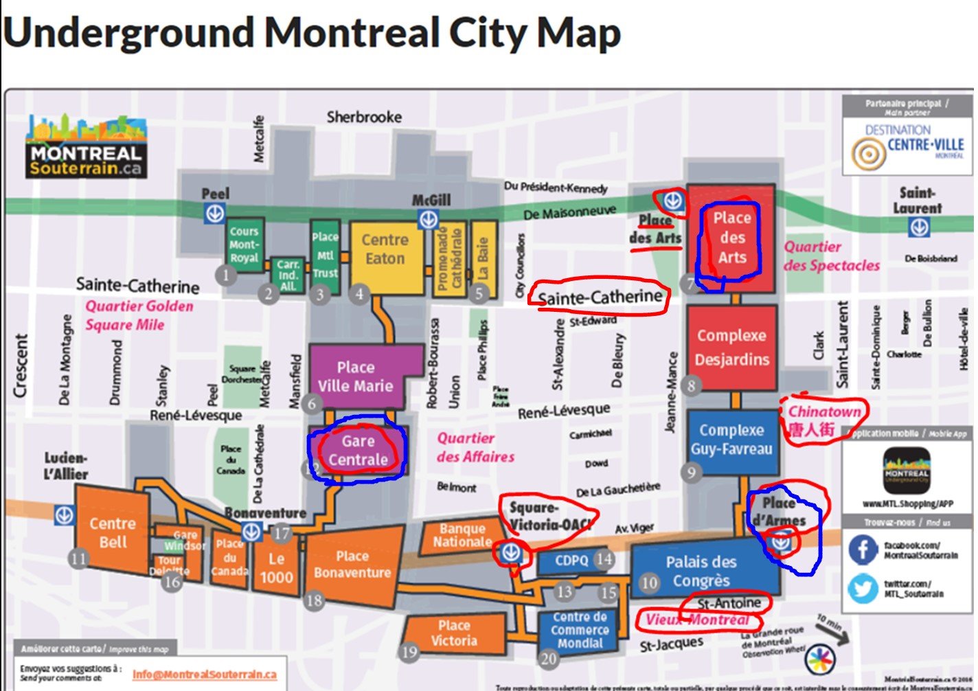 UNDERGROUND CITY Montreal 2023 What To Know BEFORE You Go   Map Of The Underground 