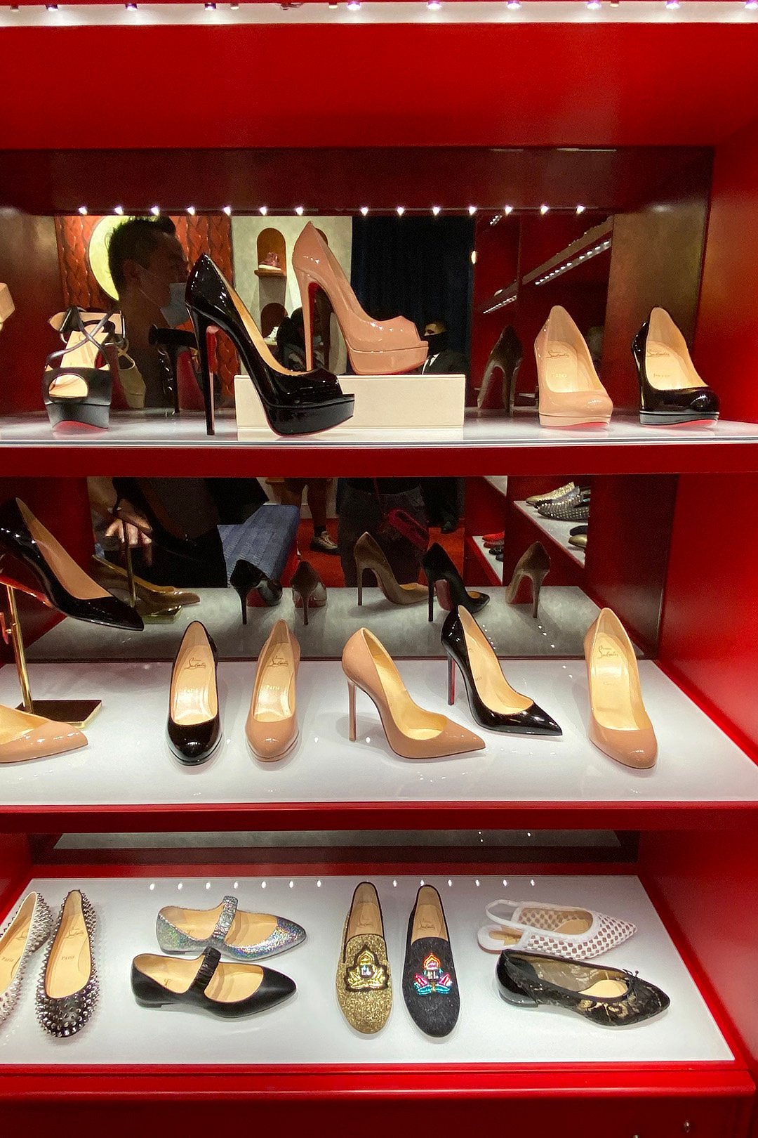 Choose a Pair of Shoes in a Private Christian Louboutin Shopping