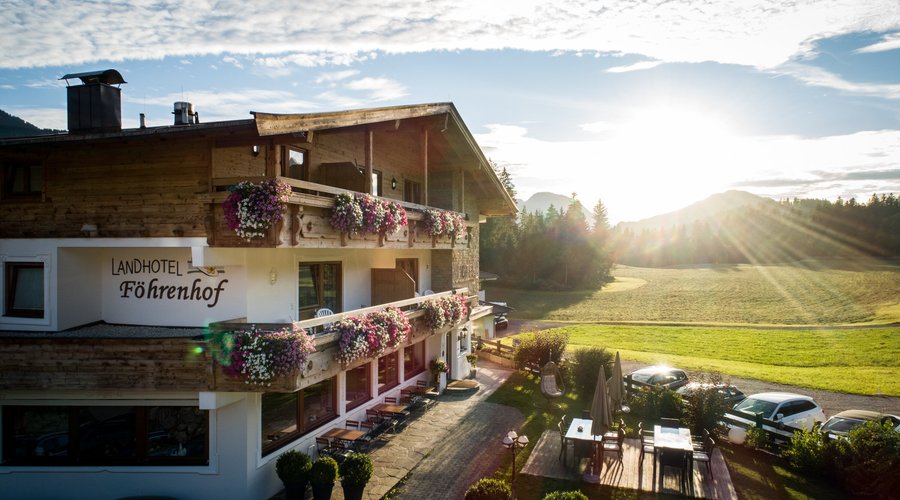 Hotel Föhrenhof Ellmau Wilder Kaiser Kitzbühler Alpen Mach ruhig