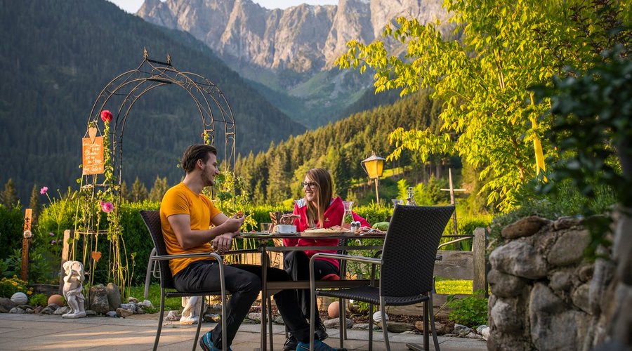 Frühstücken in der Natur. Erleben Sie Ihr Frühstück im Alpenhotel Wanderniki