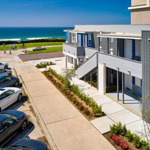 Arial View of Pacific View Inn