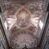 Il belo soffitto affrescato