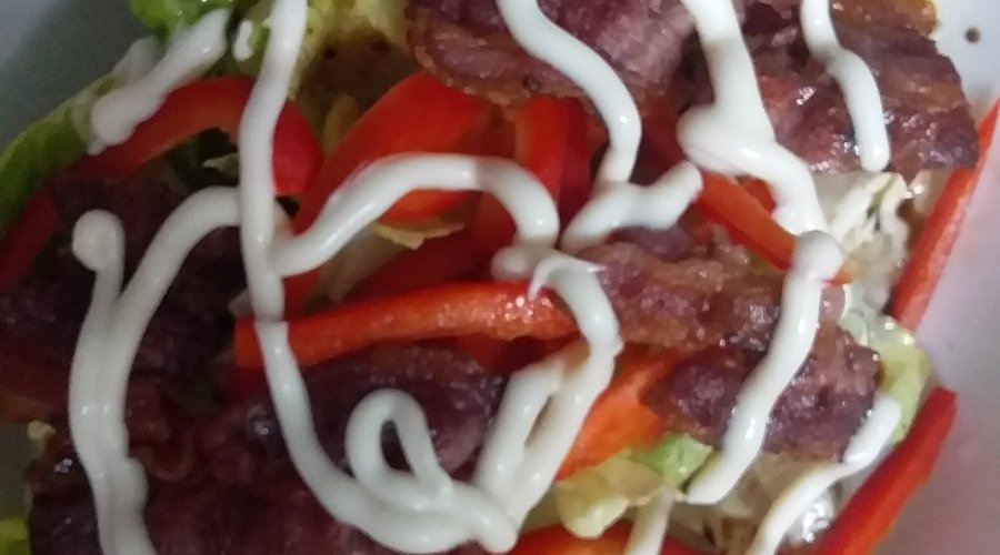 Homemade salad.