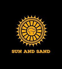 Sun and sand logo