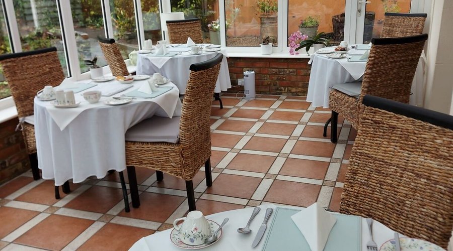 Conservatory where Breakfast/Afternoon Tea's are taken.