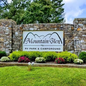 Entrance at Mountain Glen RV Park & Campground