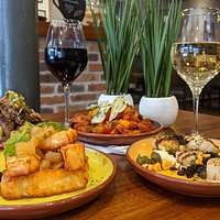 Macfarlane's Small Plates selection along with great wine.