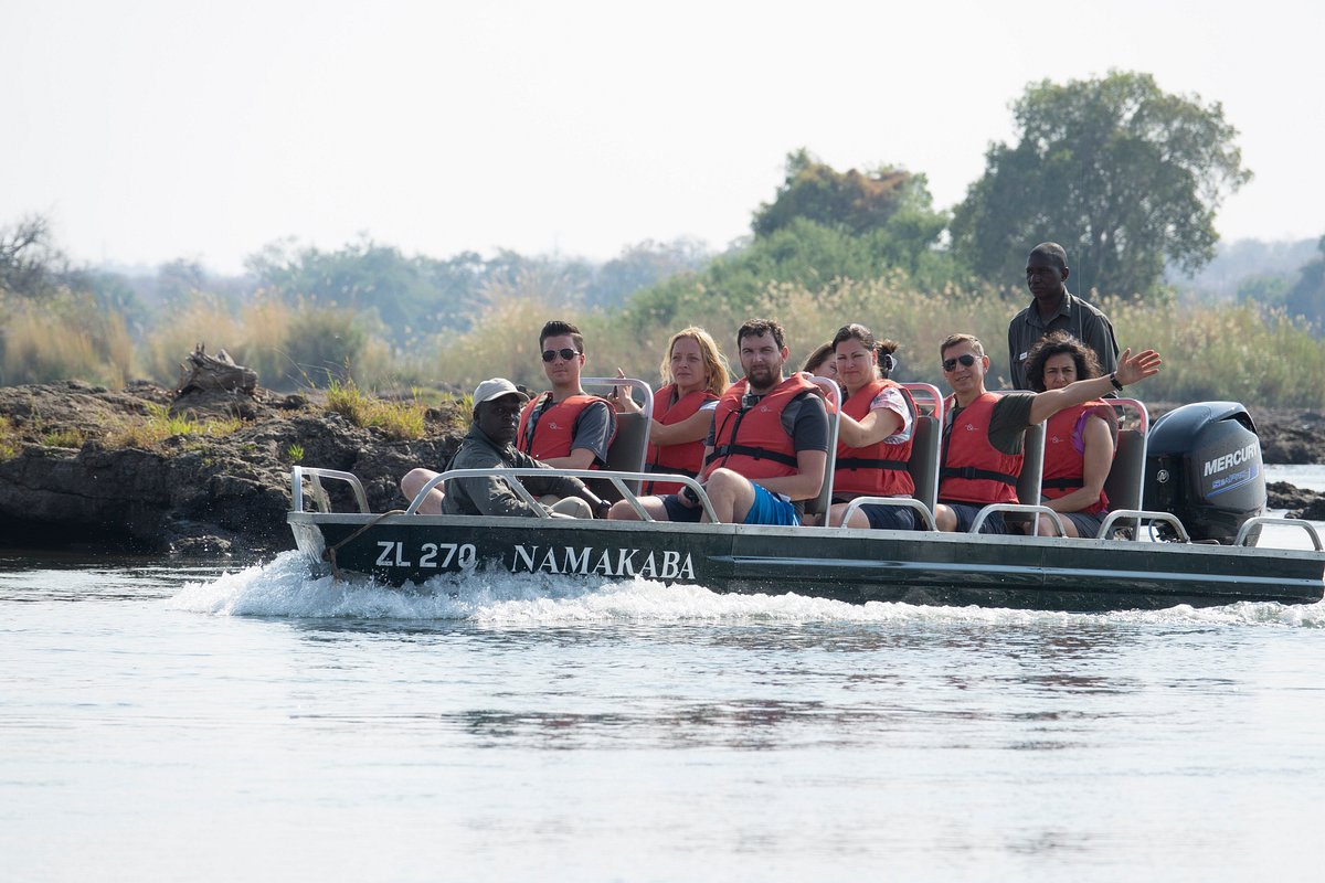 Getting to the island by boat 