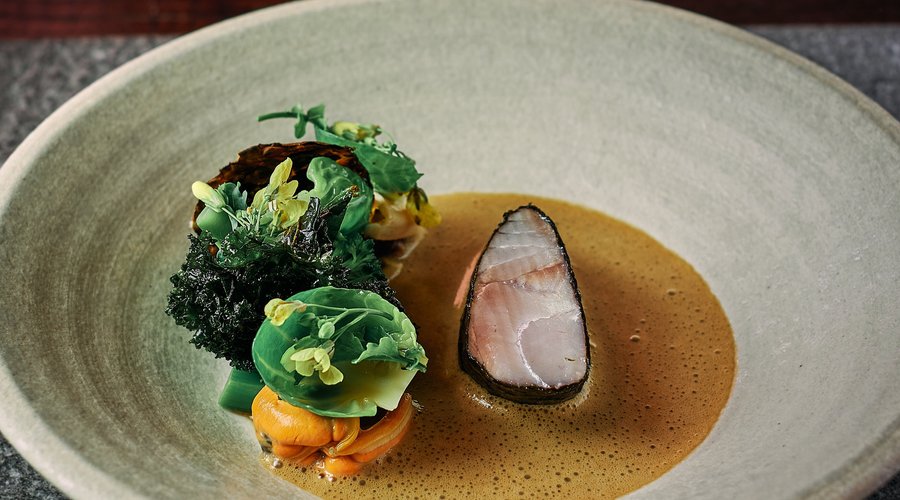 Line-caught catch and brassica 