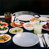 Um mezze na mesa