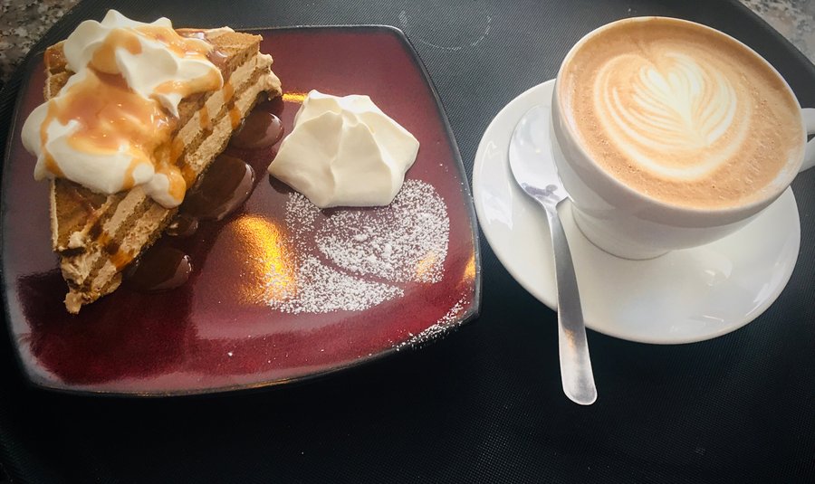 Best cake and coffee very good