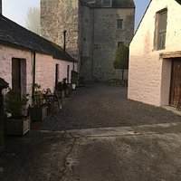 The low building on the left houses 2 spacious and beautifully decorated rooms, used for B&B. Very Covid safe as breakfast is served at the table in the room.
