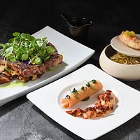 Lu Ban Steak and Lobster dishes
