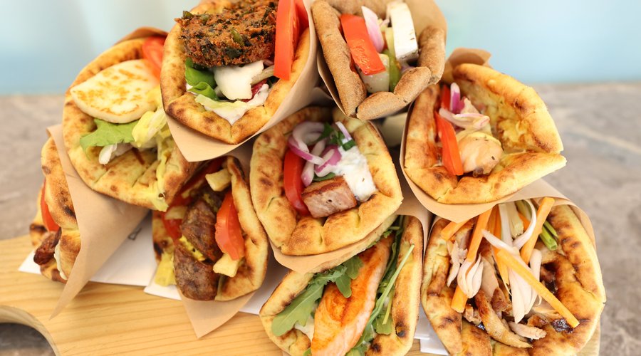 Our wonderfull Pita Wraps also known as souvlaki